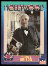 Thomas Edison 1991 Hollywood Star Card #10 (NM)