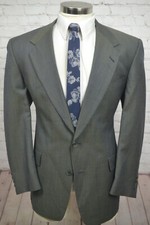 Hart Schaffner Marx Mens Beige Check Wool Classic Sport Coat Blazer Jacket 41R