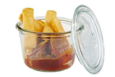 Serie WECK 3er SET Glas mit Deckel in Sturzform Gastlando