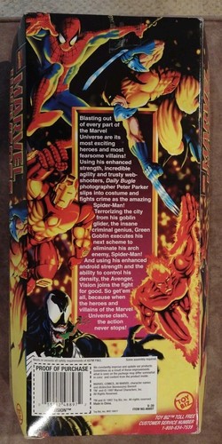 Toy Biz 10" Vision Marvel Universe Action Figure Cape - Picture 4 of 5