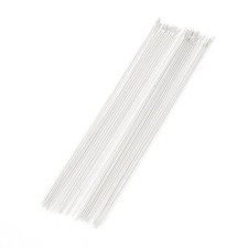 Steel Beading Needles Silver 0.4x79mm Pack Of 30+