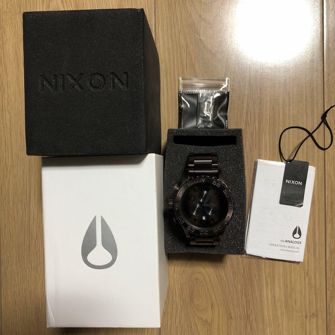 高品質の人気 【超美品】NIXON 42-20 CHRONO 腕時計 A037-1073