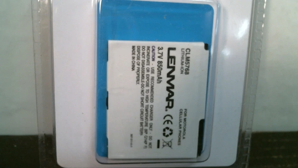 Batería para teléfono celular Lenmar CLM5768 Li-Ion 3,7 V, compatible con Motorola, ENVÍO GRATUITO Foto 3 de 3