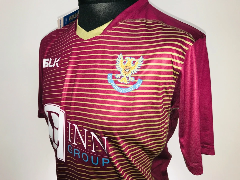 Maillot de football ST JOHNSTONE FC officiel extérieur 2018-19 Neuf avec étiquette - Photo 2/4