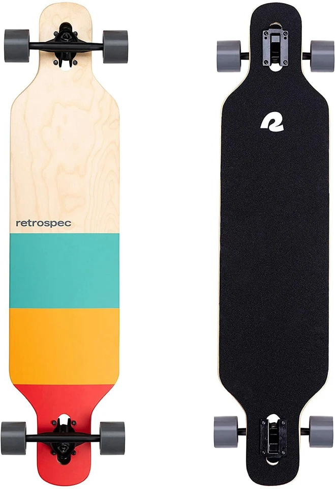 Retrospec RIFT 41" Drop-Through Longboard Skateboard, 9 Colors To Choose From