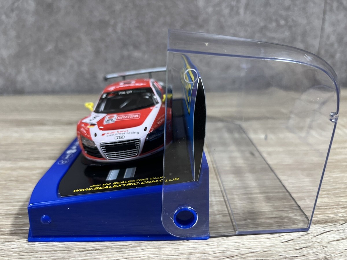 NEW Very RARE SLOT CAR SCALEXTRIC AUDI R8 GT3 TOTAL #5 1/32 F/S
