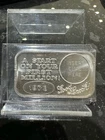 RARE 1973 CRABTREE MINT A START ON YOUR FIRST MILLION GOOD LUCK SILVER 1OZ BAR