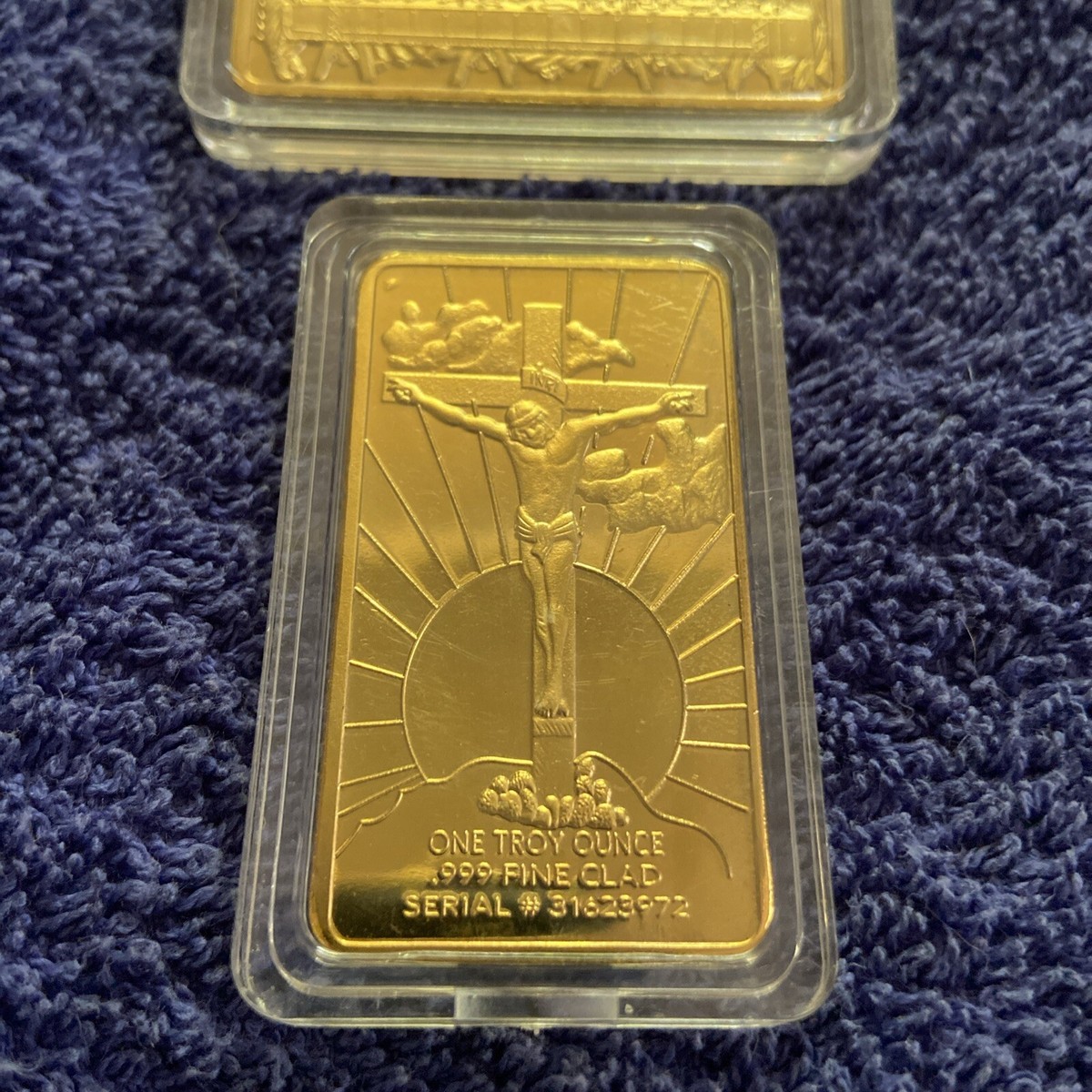 Last Supper And Crucifix Gold Clad Bar In Case Set Of 2 | eBay Last Supper And Crucifix Gold Clad Bar In Case Set Of 2 | eBay