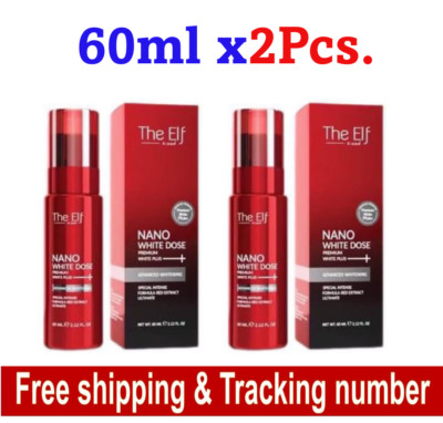 2 X The Elf Nano White Dose Serum 10X Fast Norish Skin 60ml
