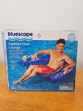 Bluescape Blue Inflatable Comfort Chair Lounge Pool Float, Age 14 Up, Unisex