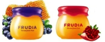 LOT of 2 Frudia Blueberry Hydrating Honey & Pomegranate 3 in 1  Lip Balm 10g NEW