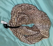 NEW Women's Kohl's Apt 9 Brown INFINITY SCARF Warm for Cold Weather $32