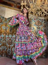 ANTICA SARTORIA 2022 FRIDA FRIDA  LONG SKIRT AND TOP OS NWT