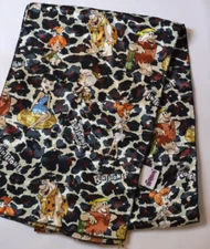 The Flintstones Womens Scarf Wilma Fred Betty Barney Pebbles Bambam Vintage 1994