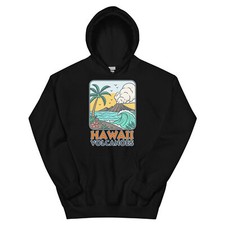 Hawaii Volcanoes Attraction Landmark Travel Hoodie