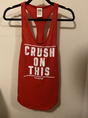   Victoria s Secret Pink Rare  crush on this  Tank Top - Size Small