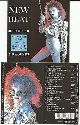 NEW BEAT Take 5 - CD 1989 Belgium NEU/NEW - Technotronic/DNM/Cold Sensation