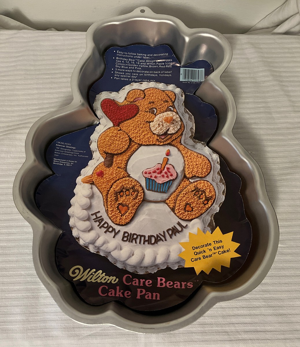 CARE BEARS Wilton 1983 Vintage Full Body Cake Pan Mold #2105-1793 Brand New