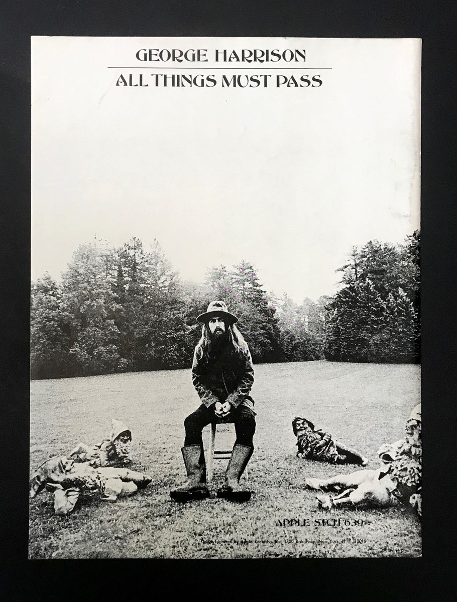 George Harrison All Things Must Pass 1970 Short Print Small Poster