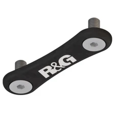 R&G Rear Foot Rest Blanking Plate Black Yamaha Tenere 700 2019 - 2021