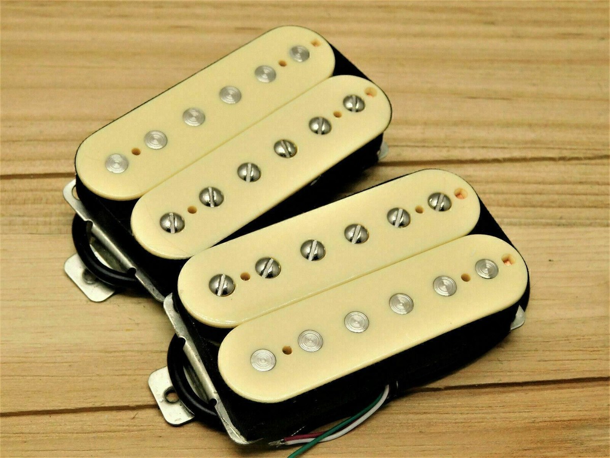 G.M. Spirit of 76' Alnico V Hot Pickup Set Cream, Nickle Silver