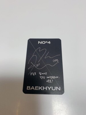 ベッキョン obsession キノトレカ EXO BAEKHYUN Official Photo Card Obsession The Sixth Studio