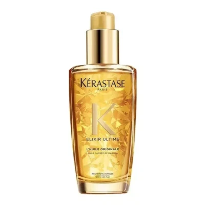 KÉRASTASE Aceite capilar Kerastase Elixir Ultime L' Huile original 3,4 oz 100 ml oro rosa 2 piezas