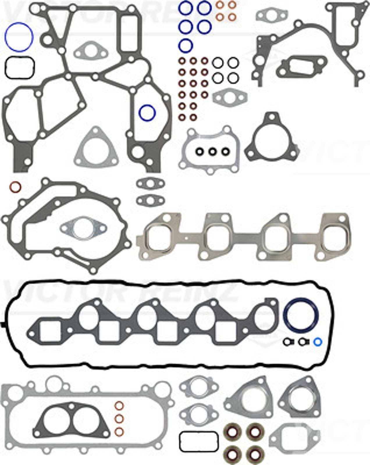 Jeu de joints moteur pour Renault 3.0 dCi de rechange avec pochette complète étanchéité