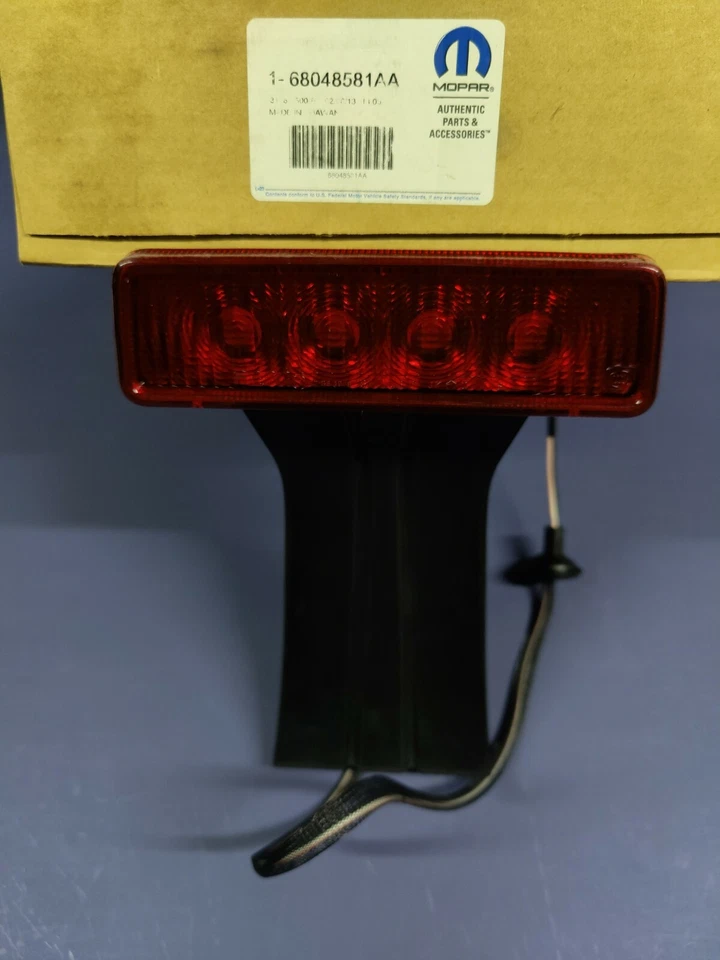 New Genuine High Mounted Stop Light Jeep Wrangler JK 07-18 68048581AA 55397243AA - Image 2 of 4