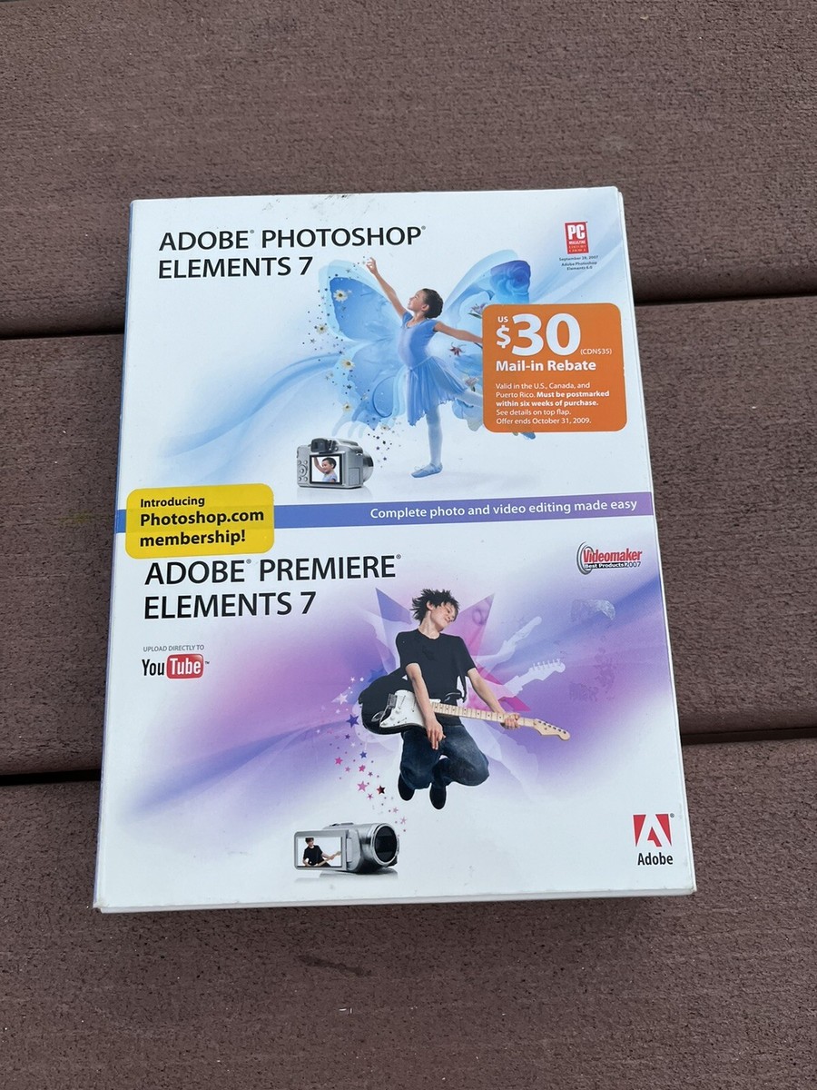 Adobe Photoshop Elements 7 & Premiere Elements 7 | eBay