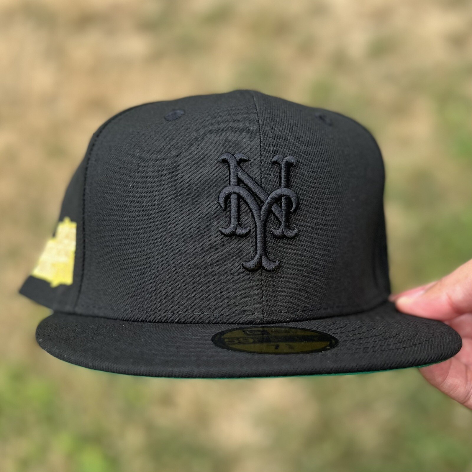 NY Mets World Series Gold Digger Hat SZ 7 5/8 by Hat Club-image