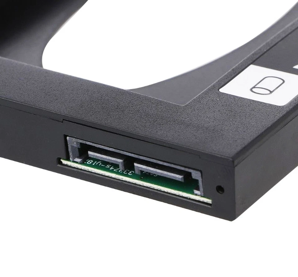 Second HDD Caddy 9.5/12.7mm 2.5" SATA Hard Drive Adapter Laptop CD/DVD-ROM Bay - Image 2 of 4
