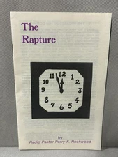 Radio Pastor Perry F Rockwood Christian Booklet The Rapture