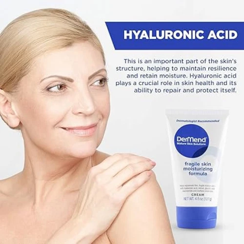 Crema fórmula hidratante para piel frágil DerMend 4,5 OZ Foto 2 de 4