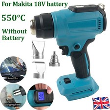 Cordless Heat Gun Hot Air Gun LED Temperature LCD Display For Makita 18V Battery