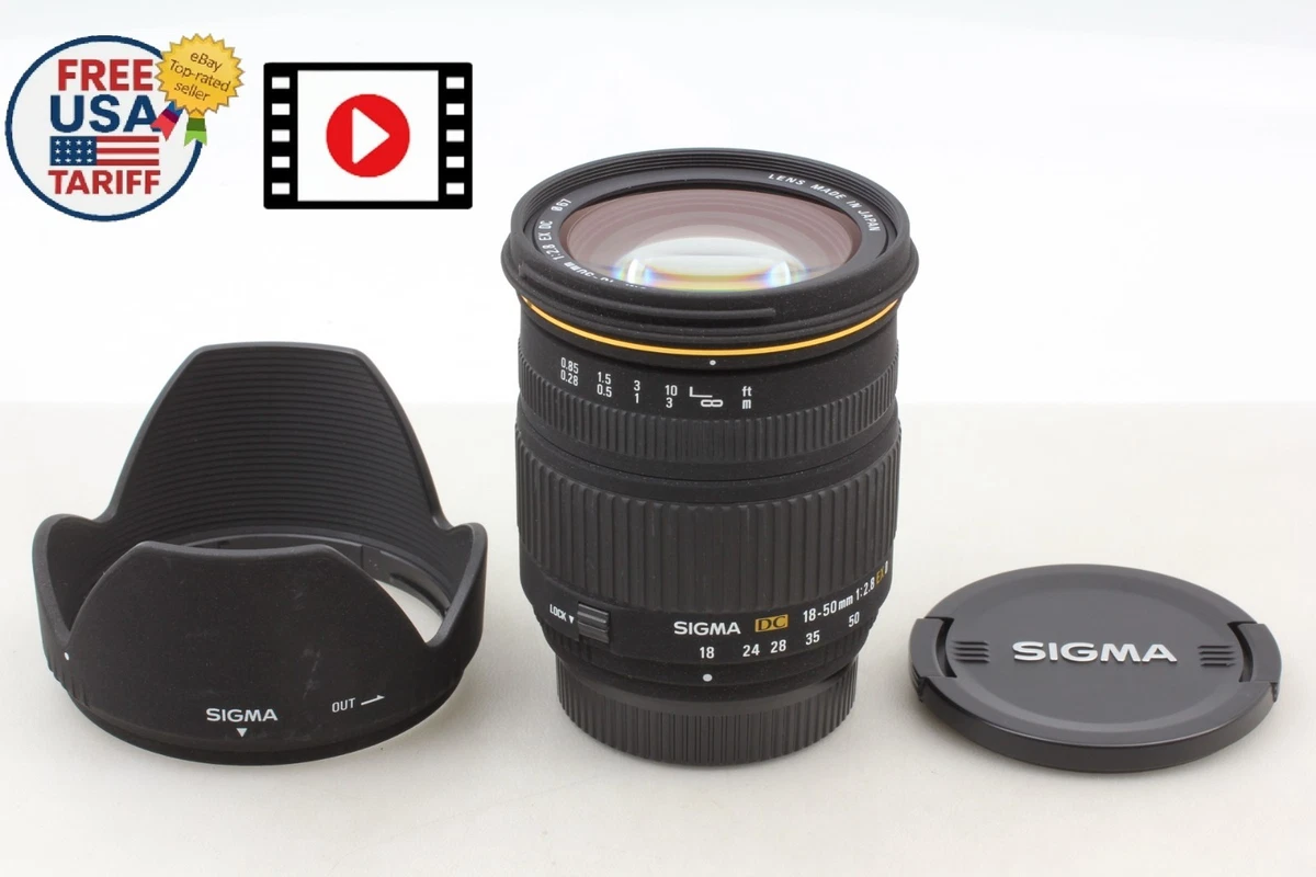Sigma Camera Lenses for Nikon 18-50mm Focal for sale | eBay