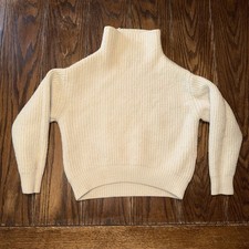 Wilfred Aritzia Montpellier Turtleneck Sweater Light Birch Size XS Merino Wool