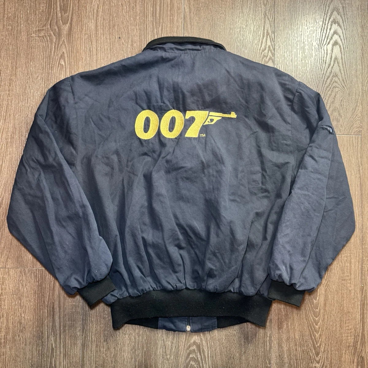 Bomber/Harrington Black 1990s Vintage Outerwear Coats & Jackets