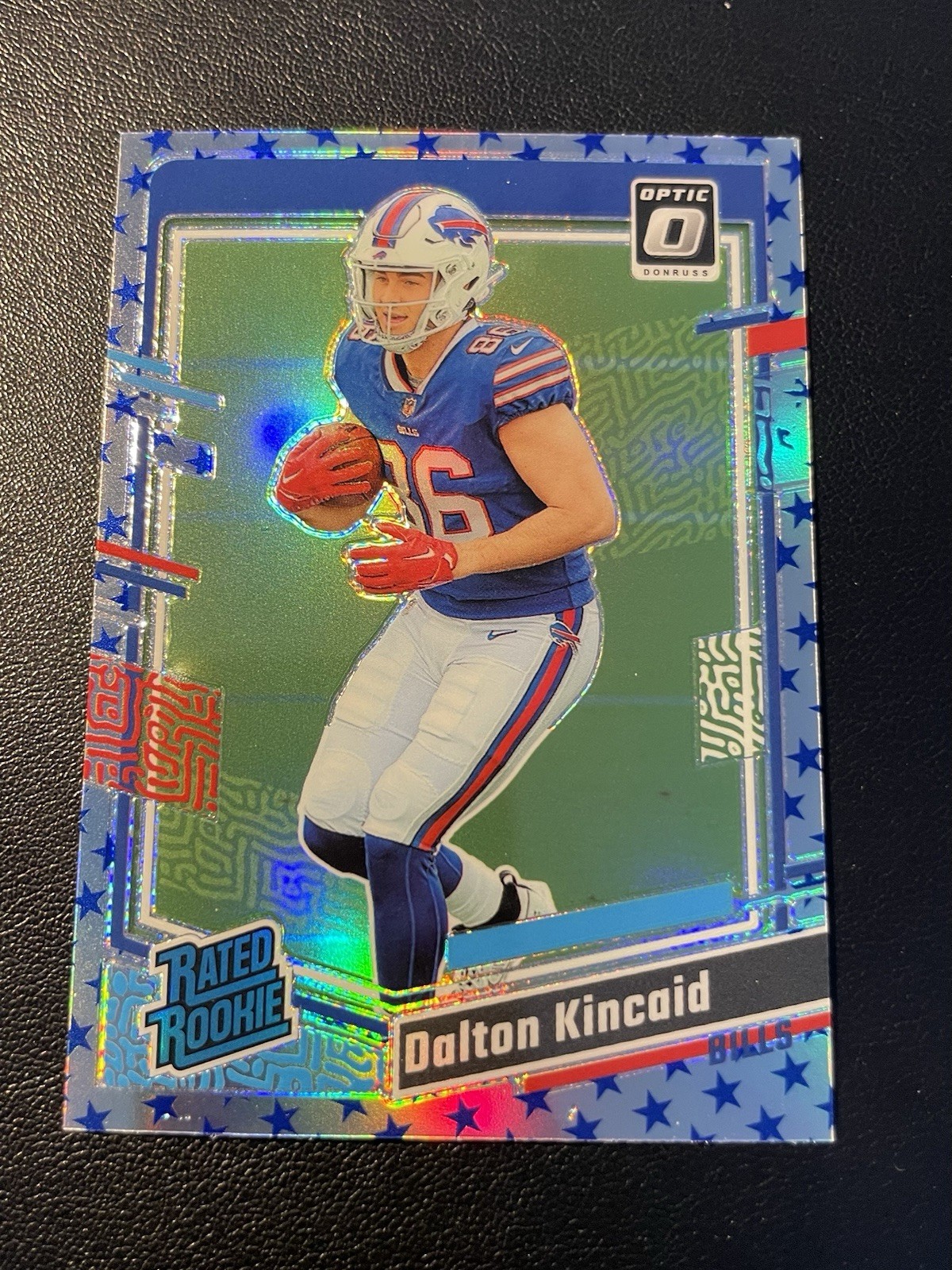 2023 Panini Donruss Optic - Rated Rookie Dalton Kincaid #211 Stars Prizm (RC)