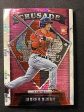 Jarren Duran 2022 Panini Chronicles Crusade Pink Pulsar Prizm Rookie  #4 Red Sox