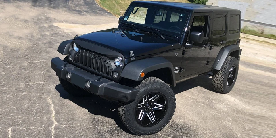 Rueda de radios fresada negra brillante 20" Vision 363 Razor 20x12 6x5,5 llanta elevada -51 mm Foto 3 de 4