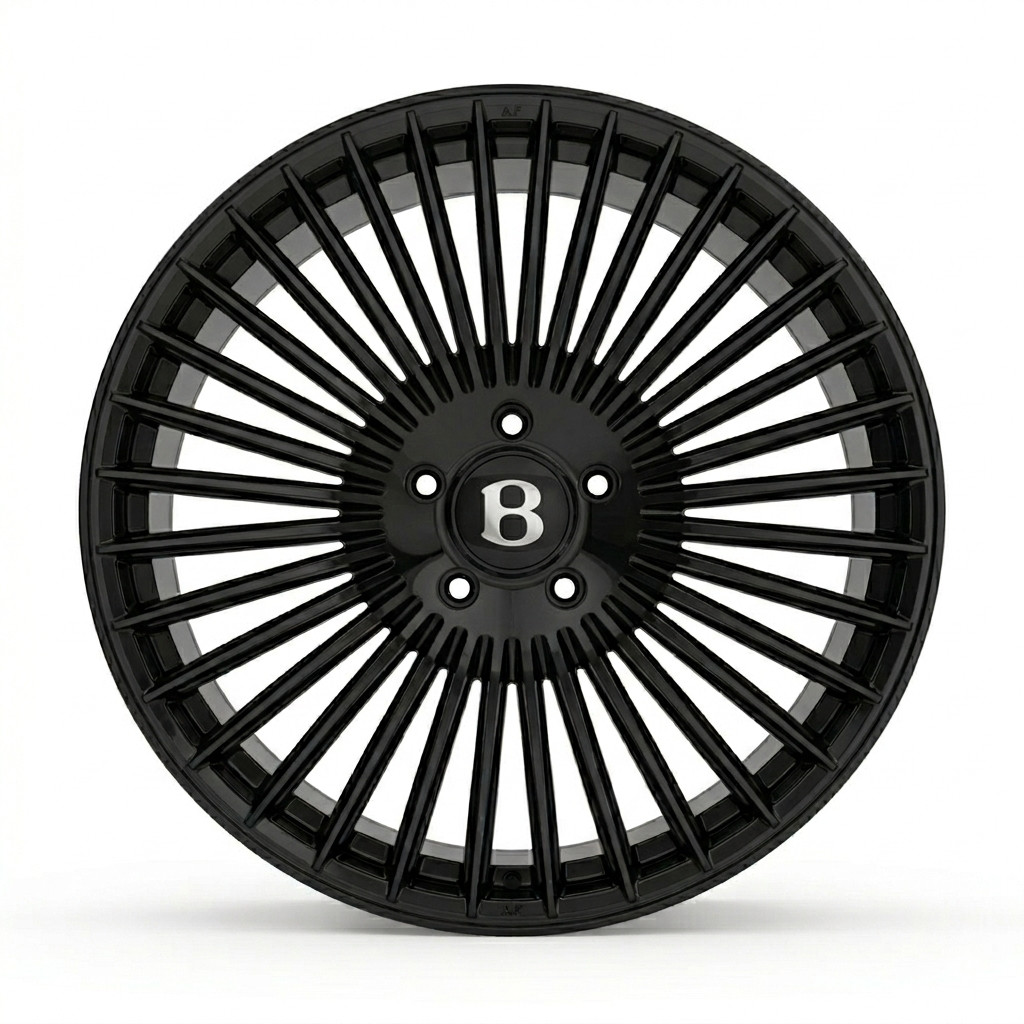 22-inch Premium Wheels for Bentley GT SPUR Gloss Black GTR-F35 5x112 Lugs