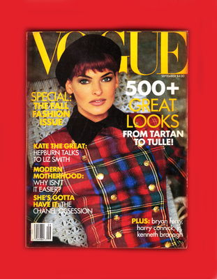 VOGUE-SEPTEMBER 1991-90s SUPERMODELS by PETER LINDBERGH
