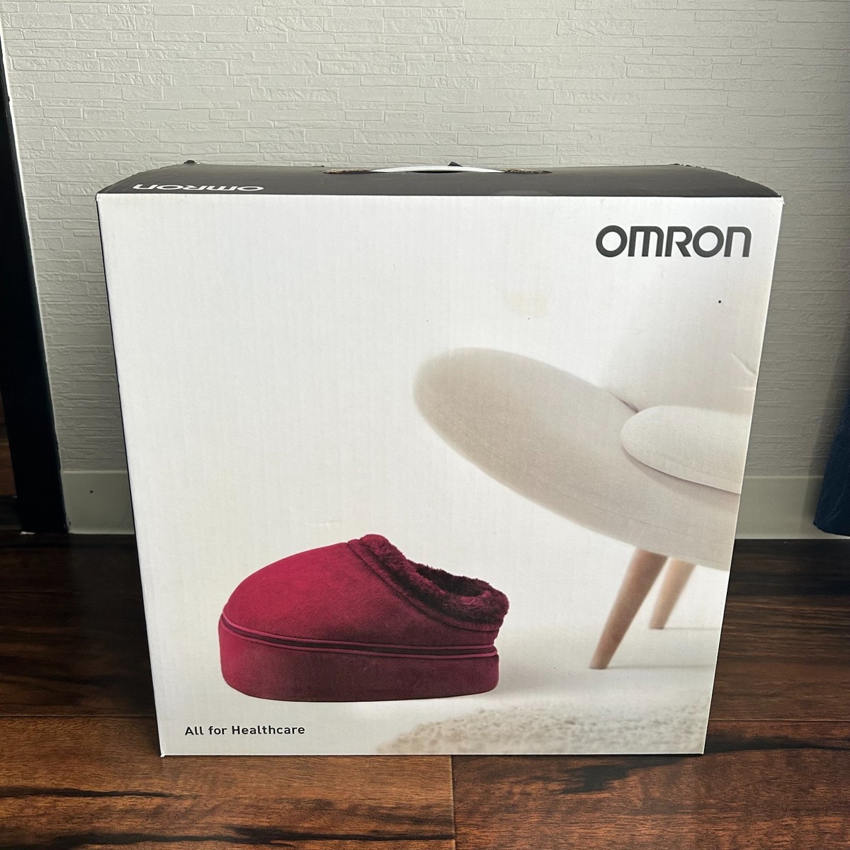 omron hm 252 bw leg vibrating massager brown from japan Omron leg massage machine Brown HM-252-BW Japan main image 1