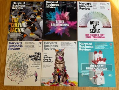 Harvard Business Review Magazine Collection 2018 Lot of 6
