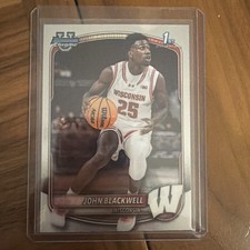 2025-26 Bowman University Chrome 1st Bowman John Blackwell Base