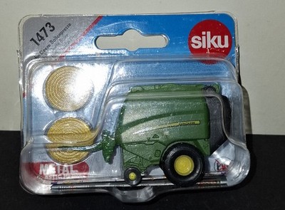 Seltener Siku 1473 John Deere Traktor Ballenpresse 1:87  H0 Modellauto in Ovp