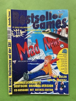 Bestseller Games MAD NEWS Lösungsbuch Spieleberater 80 COMMODORE Amiga C64 Box 1