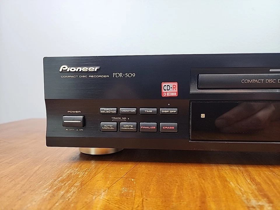 Pioneer PDR-509 Compact Disc CD Recorder No Remote Disc Tray Error Parts Repair* - Image 2 of 4