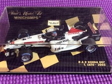 MINICHAMPS BAR HONDA F1 007 Takuma Sato 1/43 Diecast Model Car Rare